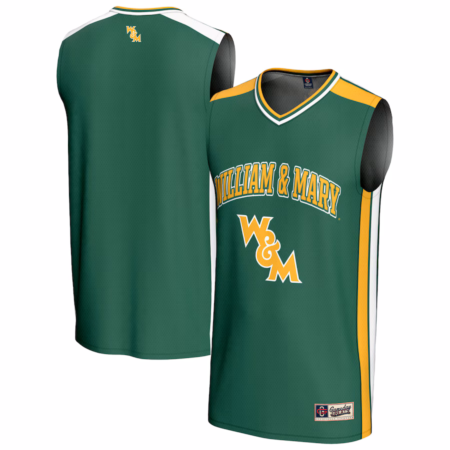 Men's GameDay Greats Green William & Mary Tribe Basketball Jersey - ujerseystore