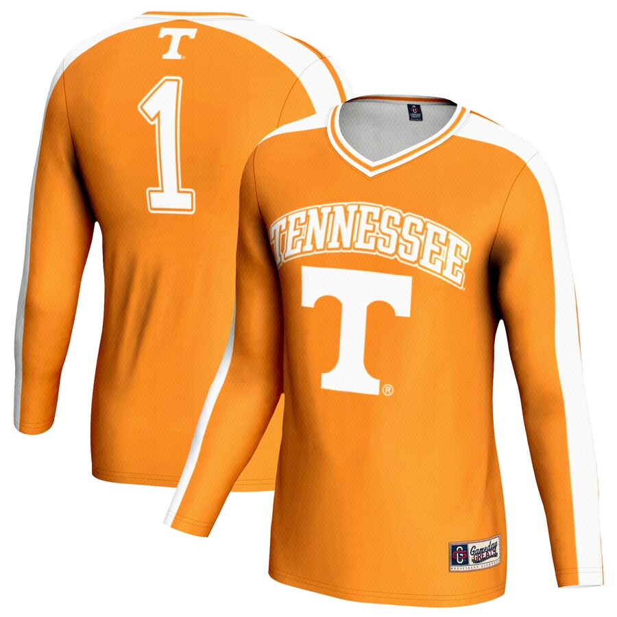 Unisex GameDay Greats Tennessee Orange Tennessee Volunteers Women's Volleyball Lightweight Fashion Jersey - ujerseystore