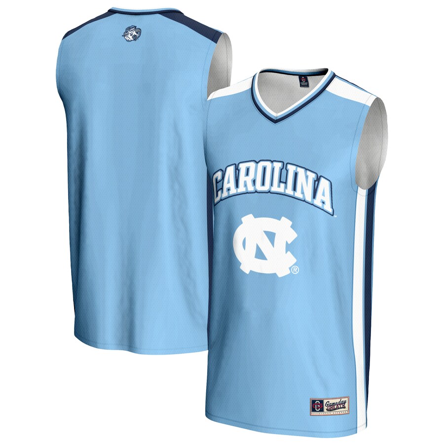 Youth GameDay Greats Carolina Blue North Carolina Tar Heels Basketball Jersey - ujerseystore
