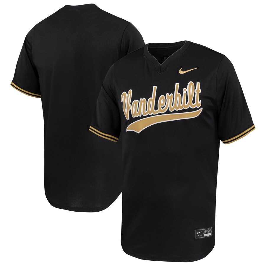 Men's Nike Black Vanderbilt Commodores Limited Baseball Jersey - ujerseystore