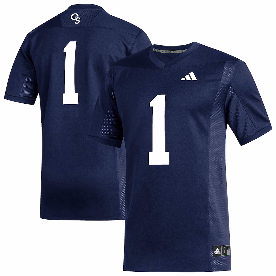 Men's adidas #1 Navy Georgia Southern Eagles Replica Football Jersey - ujerseystore