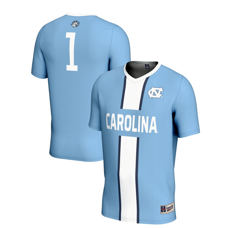 Unisex GameDay Greats #1 Carolina Blue North Carolina Tar Heels Men's Soccer Jersey - ujerseystore