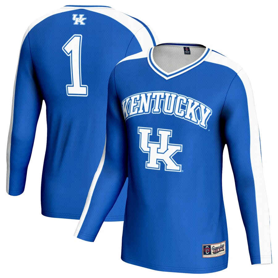 Unisex GameDay Greats Royal Kentucky Wildcats Women's Volleyball Lightweight Fashion Jersey - ujerseystore
