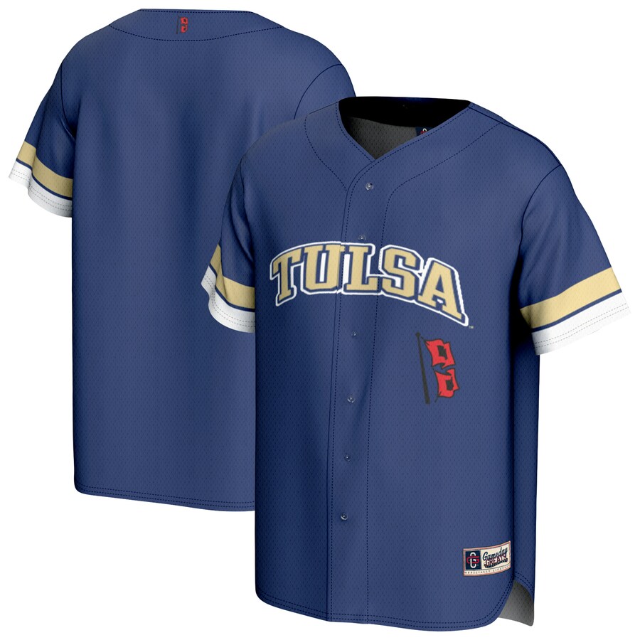 Youth GameDay Greats Royal Tulsa Golden Hurricane Baseball Jersey - ujerseystore