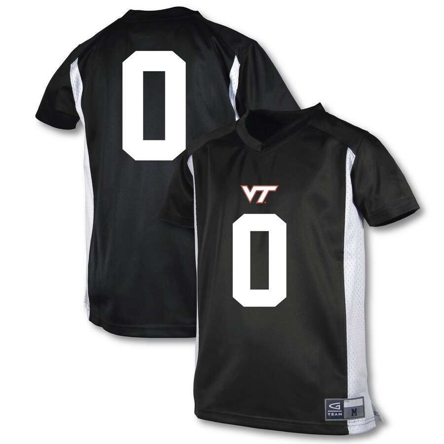 Youth Garb #0 Black Virginia Tech Hokies Football Jersey - ujerseystore