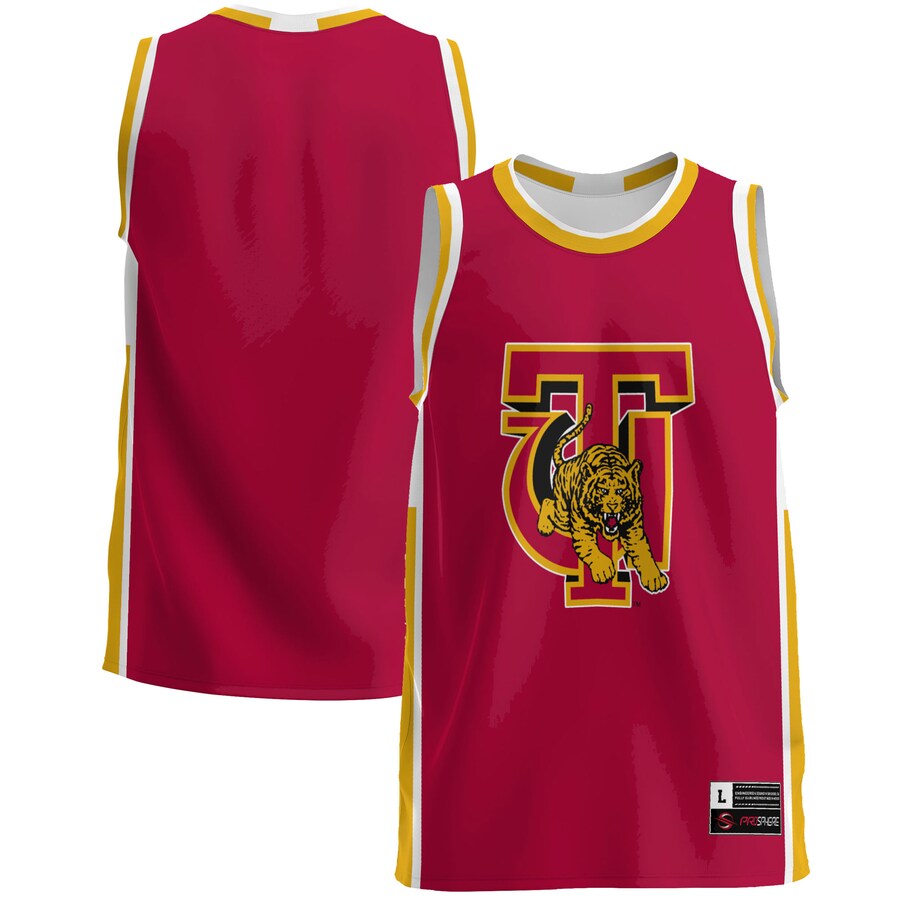 Men's GameDay Greats  Crimson Tuskegee Golden Tigers  Lightweight Basketball Jersey - ujerseystore
