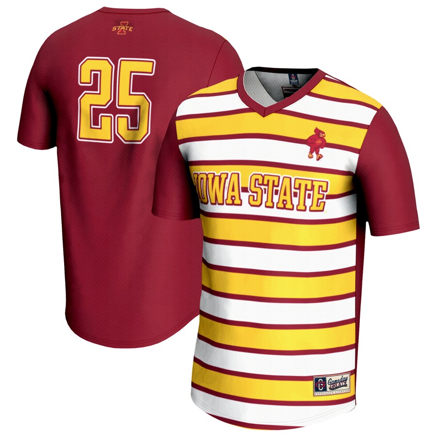 Unisex GameDay Greats #25 Cardinal Iowa State Cyclones Lightweight Soccer Fashion Jersey - ujerseystore