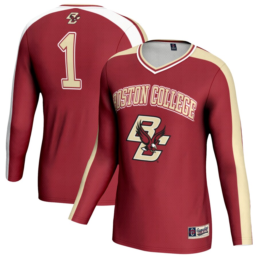 Youth GameDay Greats Maroon Boston College Eagles Women's Volleyball Lightweight Fashion Jersey - ujerseystore