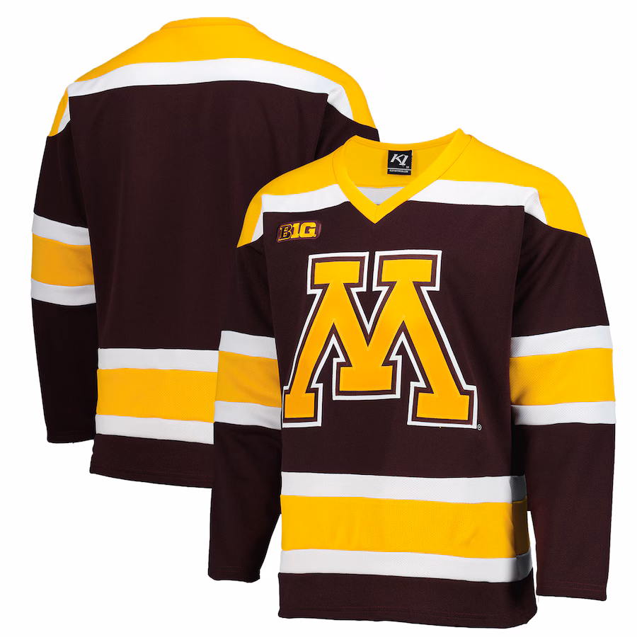 Men's  Maroon Minnesota Golden Gophers Replica Hockey Jersey - ujerseystore