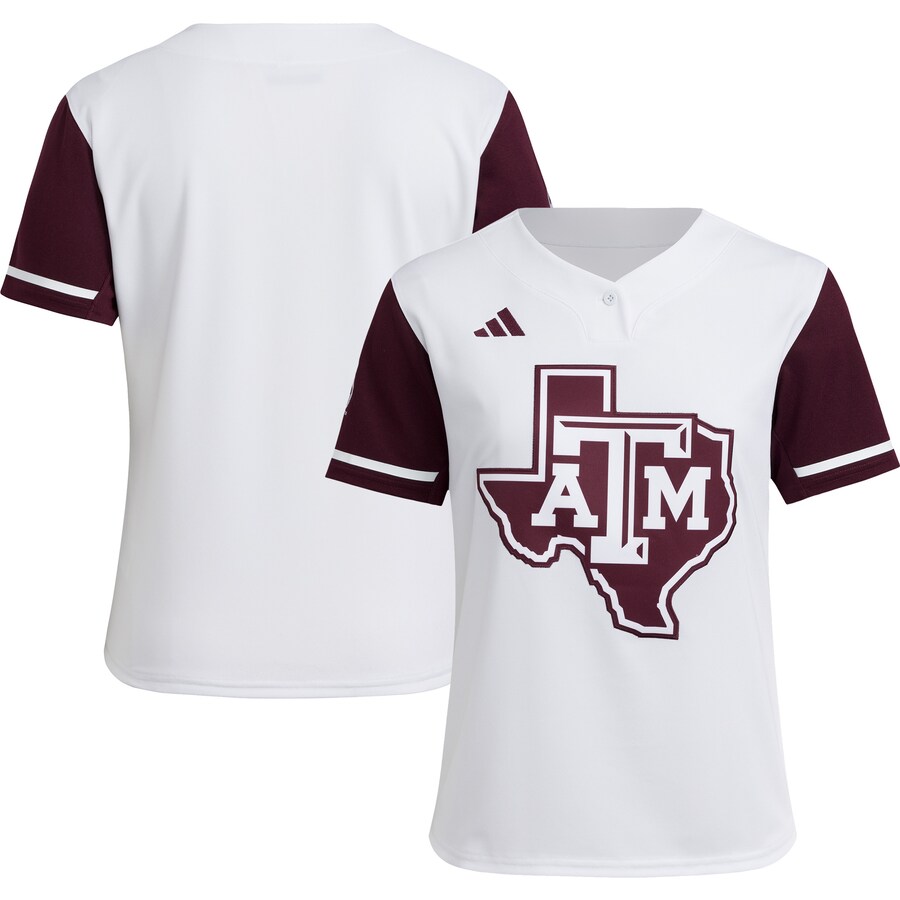 Women's adidas  Maroon Texas A&M Aggies Replica Softball Jersey - ujerseystore