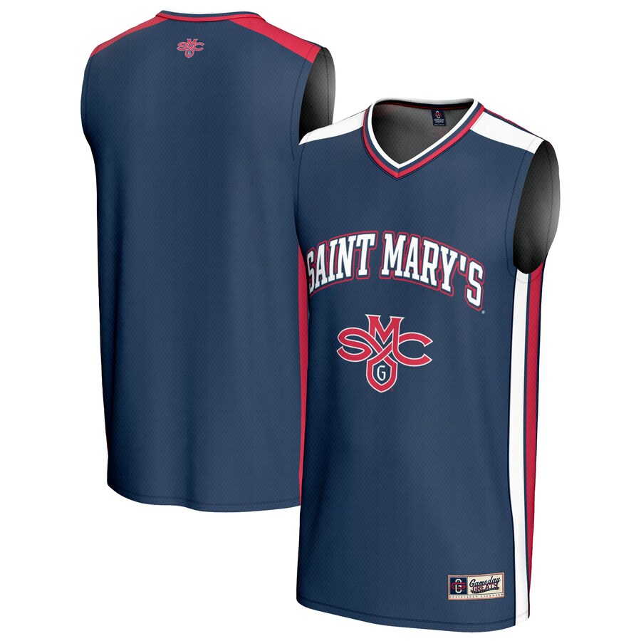 Youth GameDay Greats  Navy Saint Mary's Gaels Basketball Jersey - ujerseystore
