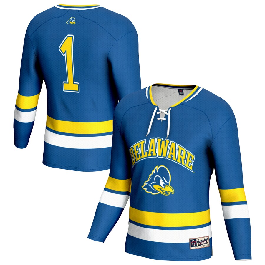 Youth  Royal Delaware Fightin' Blue Hens Lightweight Women's Hockey Team Fashion Jersey - ujerseystore