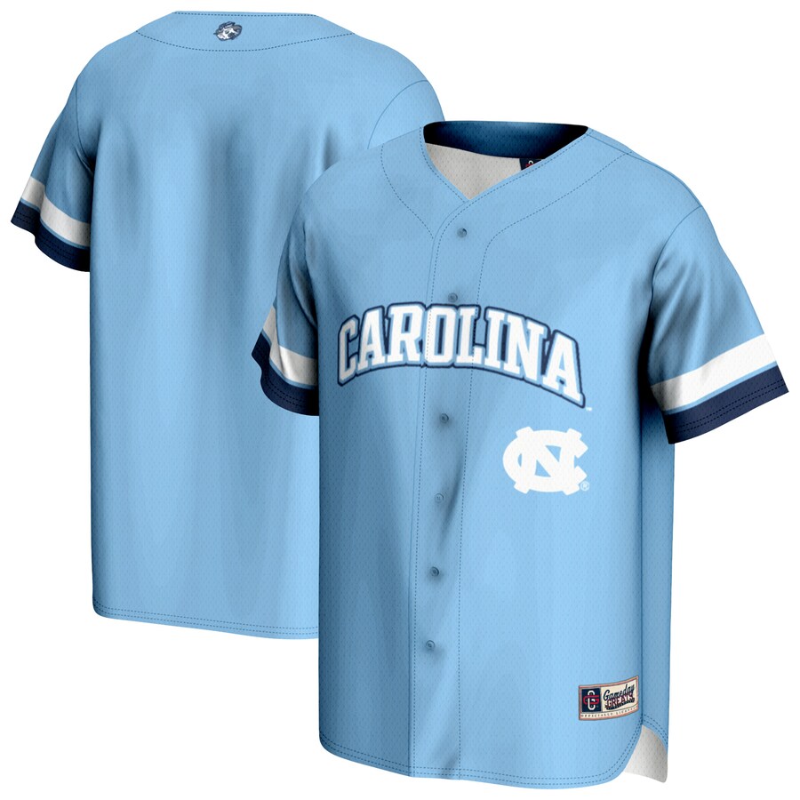 Youth GameDay Greats Carolina Blue North Carolina Tar Heels Baseball Jersey - ujerseystore