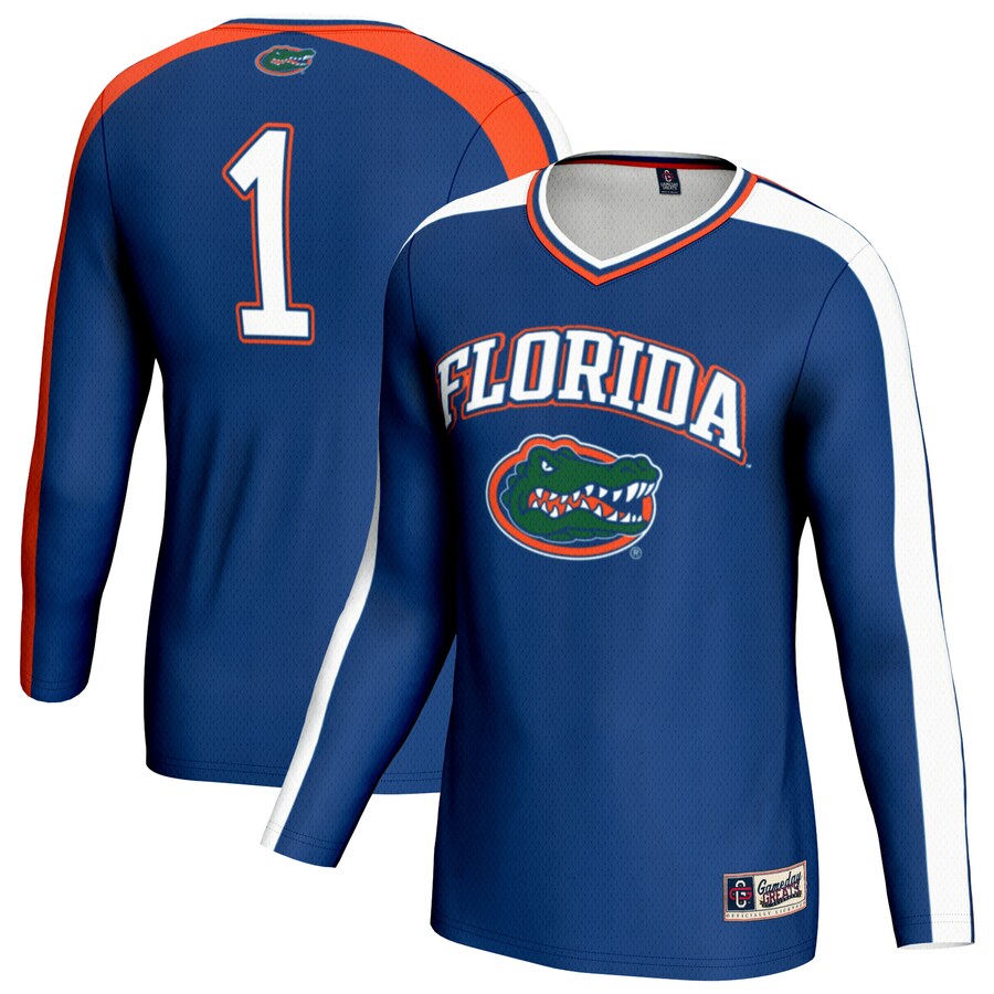 Unisex GameDay Greats Royal Florida Gators #1 Lightweight Volleyball Fashion Jersey - ujerseystore