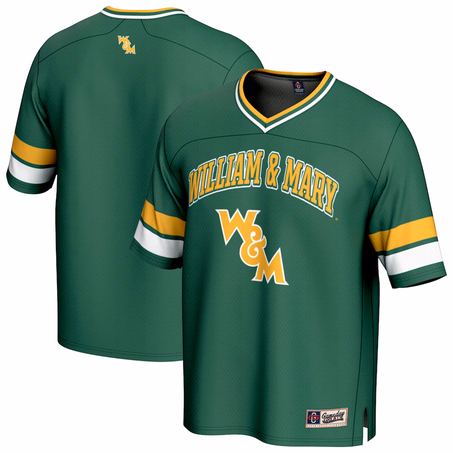 Men's GameDay Greats Green William & Mary Tribe Football Jersey - ujerseystore