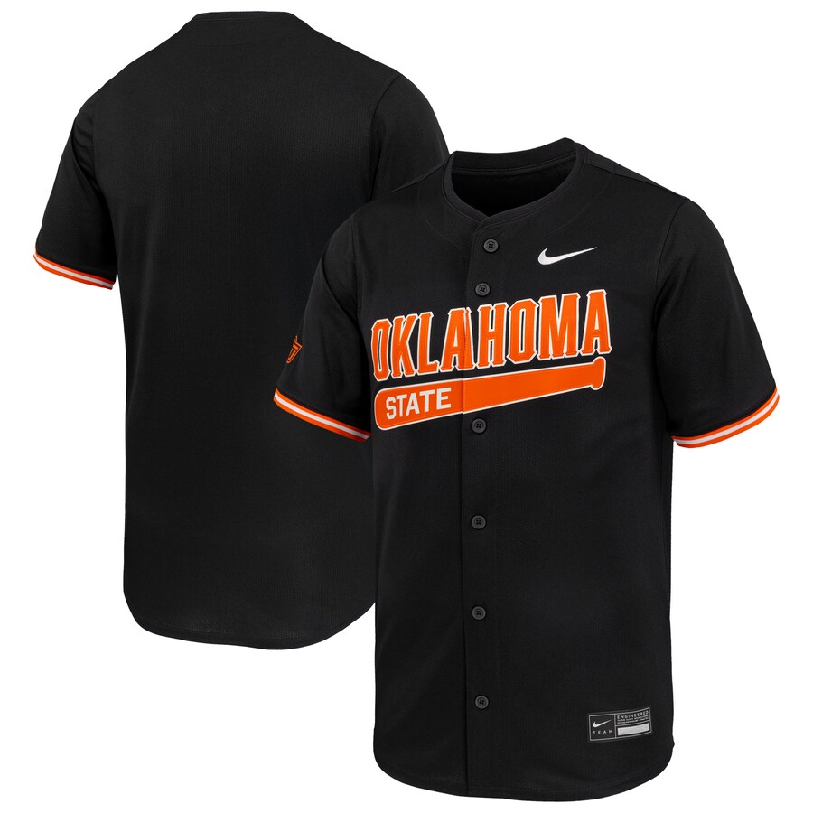 Men's Nike Black Oklahoma State Cowboys Limited Baseball Jersey - ujerseystore