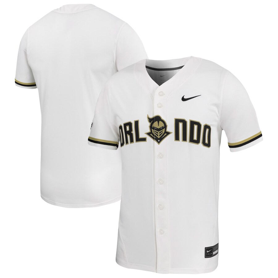 Men's Nike White UCF Knights Replica Baseball Jersey - ujerseystore