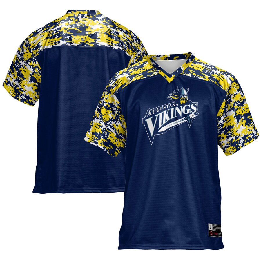 Men's GameDay Greats Navy Augustana Vikings Football Jersey - ujerseystore