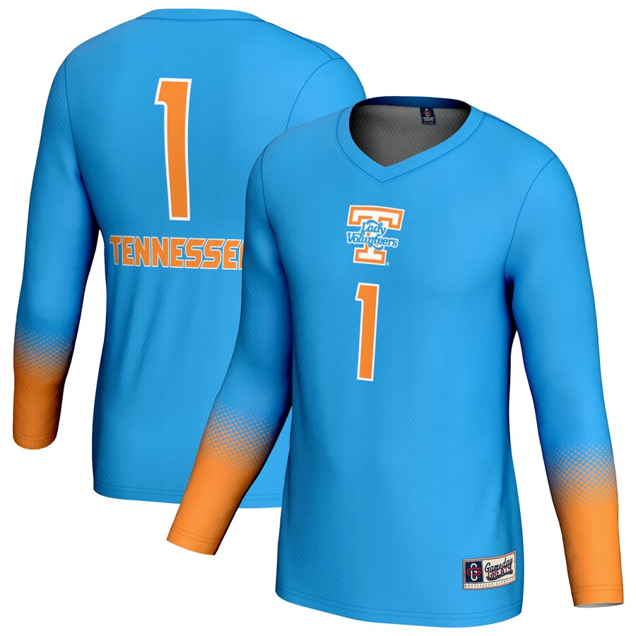 Youth GameDay Greats  Blue Tennessee Volunteers Volleyball Fashion Jersey - ujerseystore