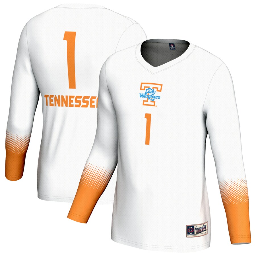 Unisex GameDay Greats  White Tennessee Volunteers Lightweight Volleyball Fashion Jersey - ujerseystore