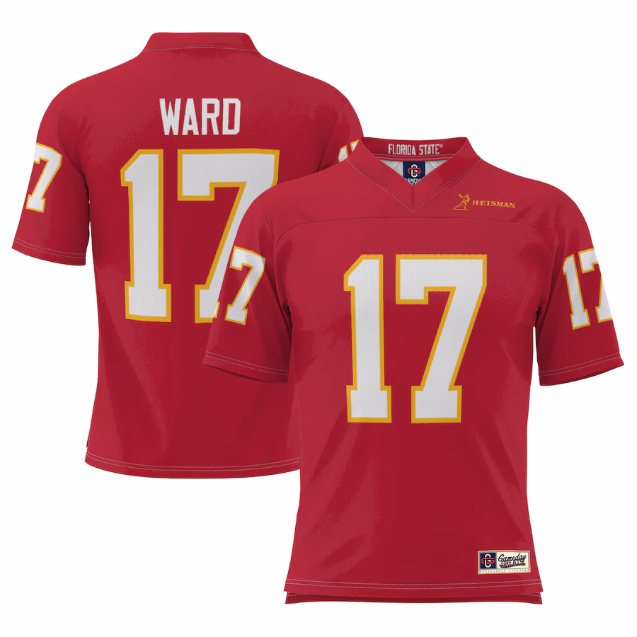 Men's GameDay Greats Charlie Ward Garnet Florida State Seminoles Heisman Football Jersey - ujerseystore