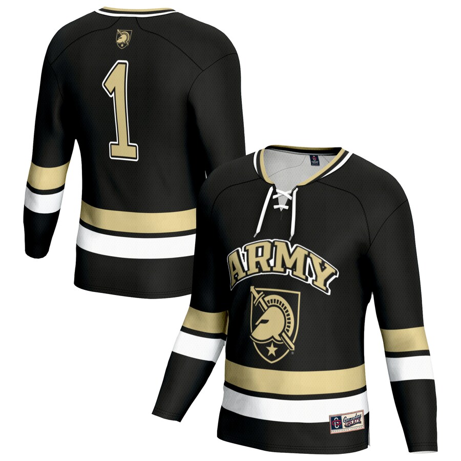 Unisex GameDay Greats  Black Army Black Knights Lightweight Women's Hockey Team Fashion Jersey - ujerseystore