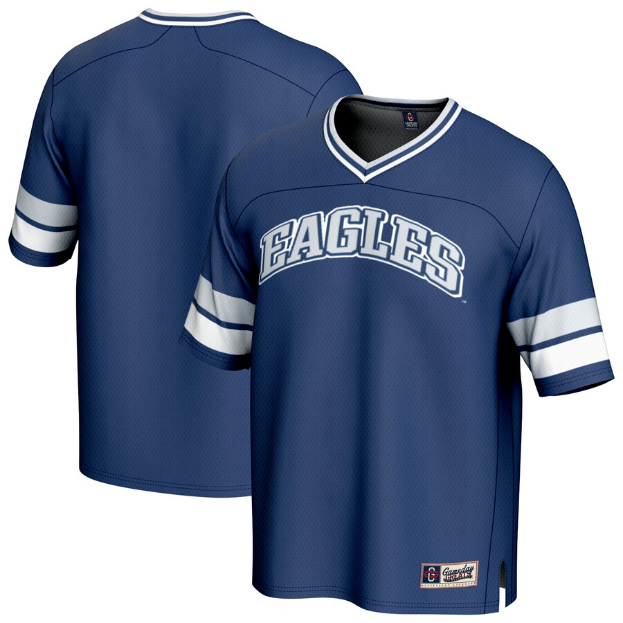 Men's GameDay Greats Navy Emory Eagles Football Jersey - ujerseystore