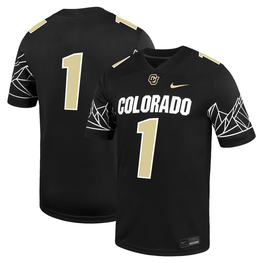 Men's Nike Black Colorado Buffaloes Untouchable Game Jersey - ujerseystore