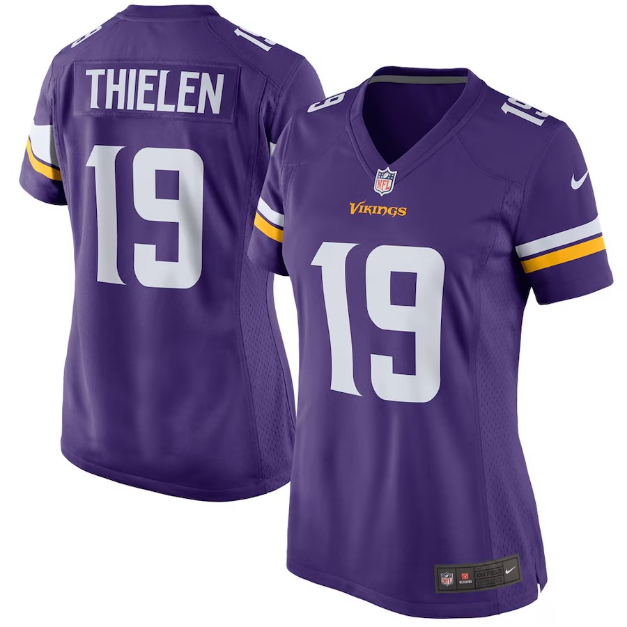Women's Minnesota Vikings Adam Thielen Nike Purple Player Jersey - ujerseystore