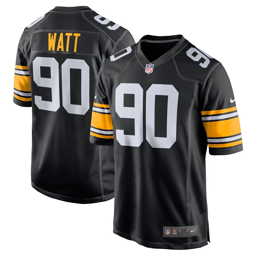 Youth Pittsburgh Steelers T.J. Watt Nike Black Game Jersey - ujerseystore