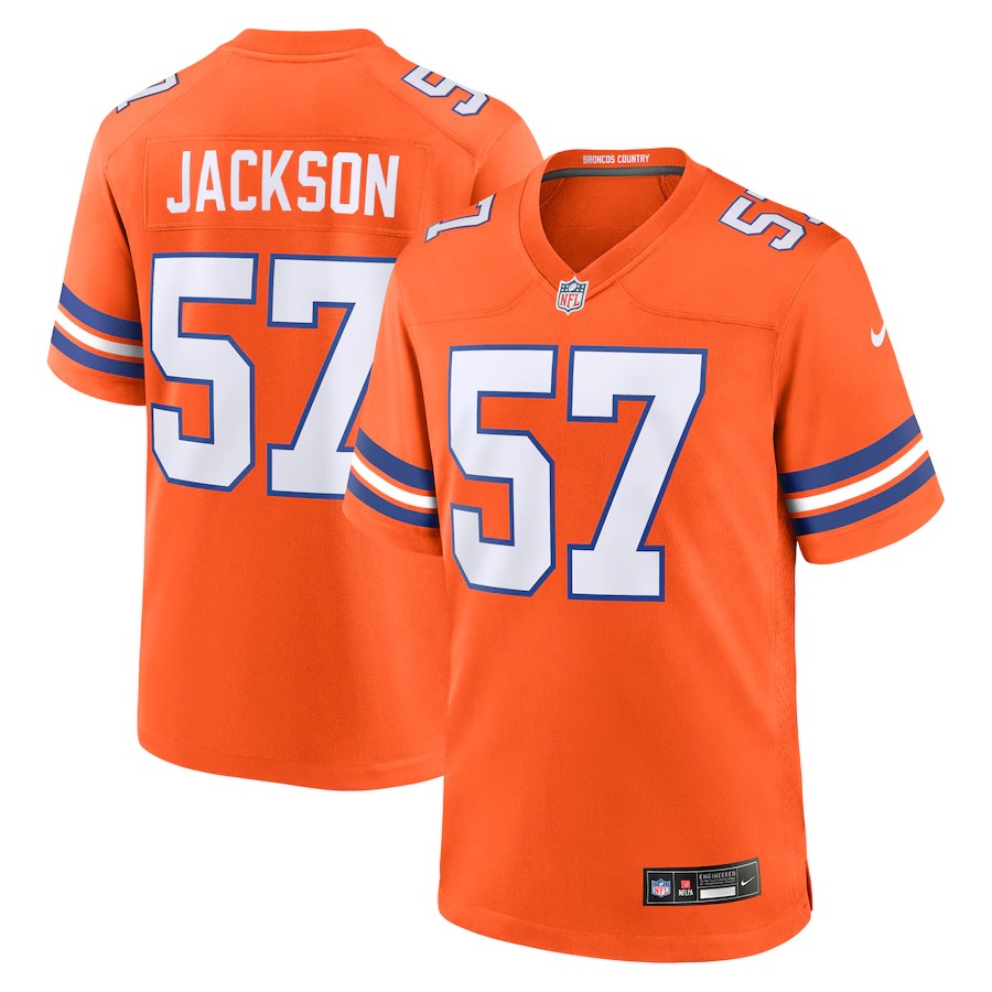 Men's Denver Broncos Tom Jackson Nike Orange Retired Player Alternate Game Jersey - ujerseystore