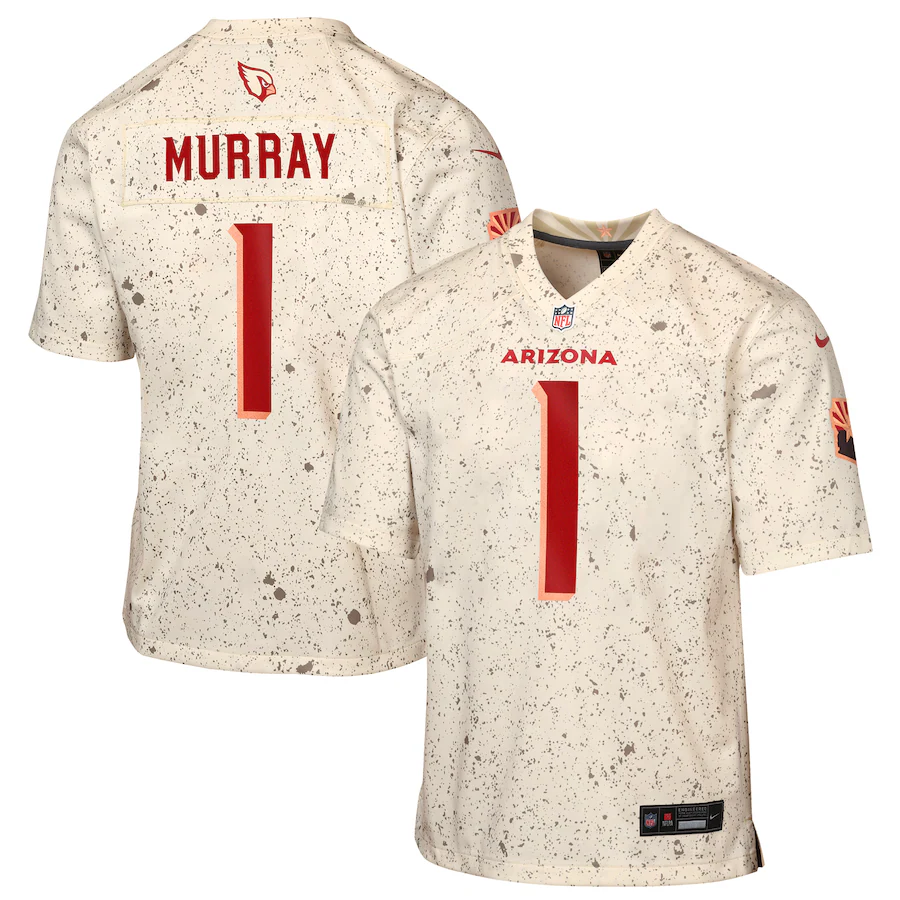 Youth Arizona Cardinals Kyler Murray Nike Natural 2025 Rivalries Collection Game Jersey - ujerseystore