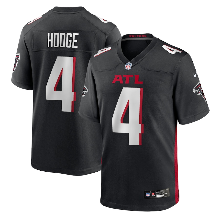 Men's Atlanta Falcons KhaDarel Hodge Nike Black Team Game Jersey - ujerseystore