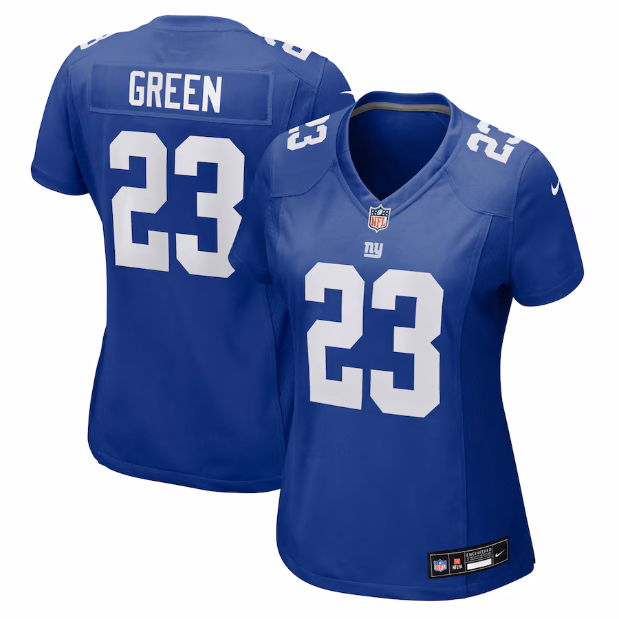 Women's New York Giants Art Green Nike Royal Team Game Jersey - ujerseystore