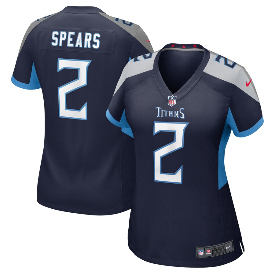 Women's Tennessee Titans Tyjae Spears Nike Navy Alternate Game Jersey - ujerseystore