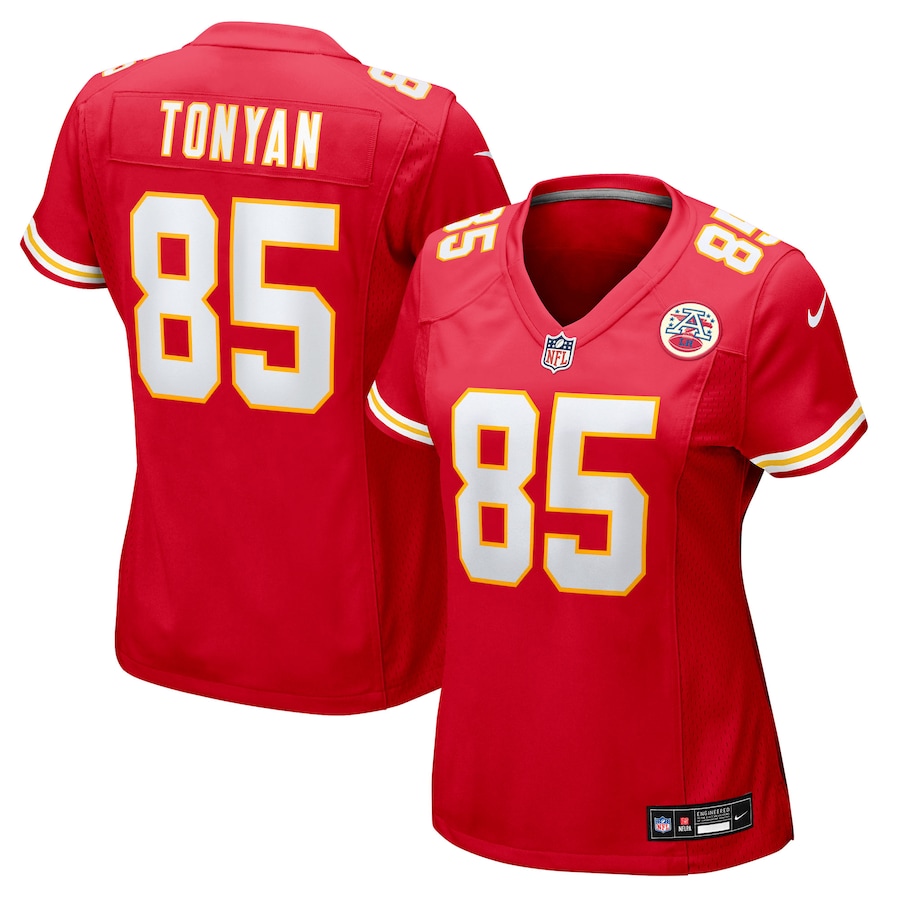 Women's Kansas City Chiefs Robert Tonyan Nike Red Team Game Jersey - ujerseystore