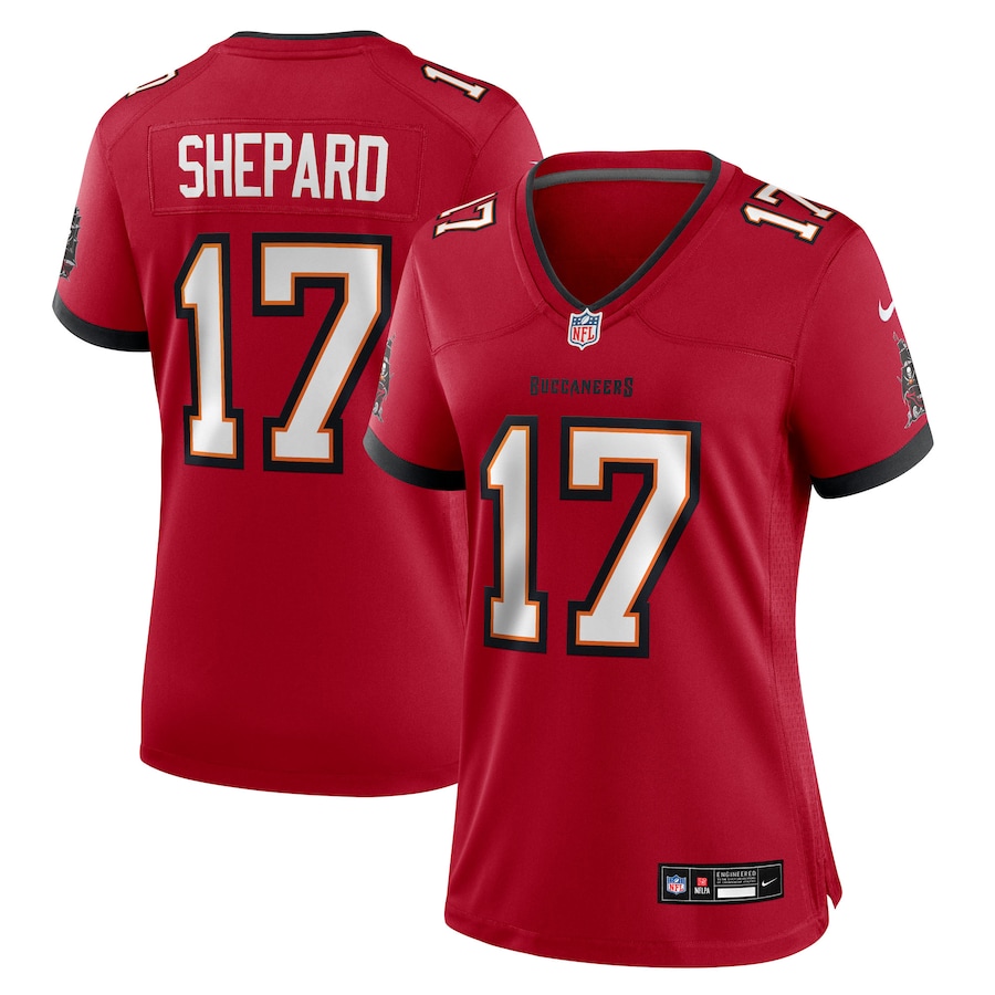 Women's Tampa Bay Buccaneers Sterling Shepard Nike Red Team Game Jersey - ujerseystore