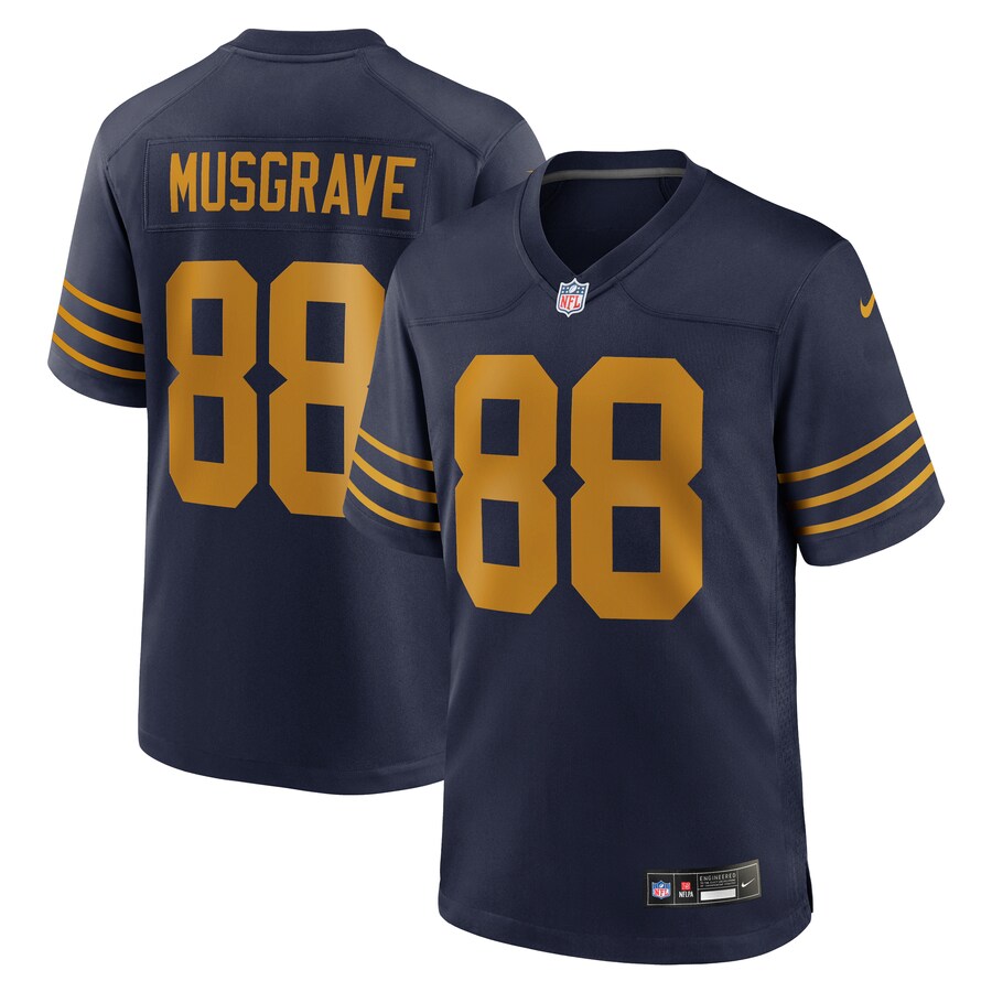Men's Green Bay Packers Luke Musgrave Nike Navy The 1923 Classic Game Jersey - ujerseystore