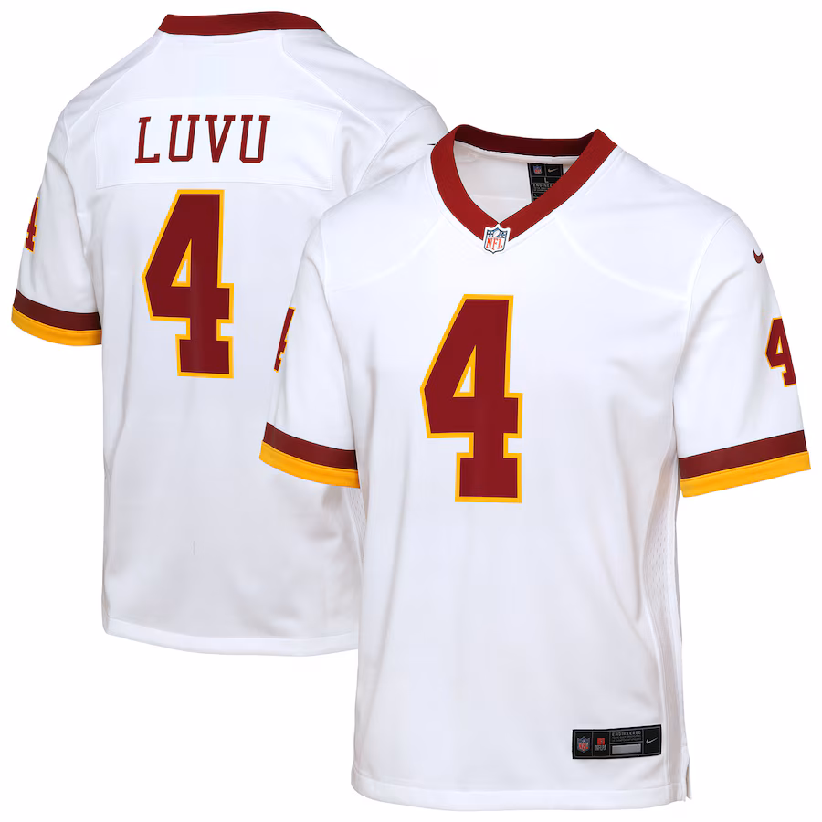 Youth Washington Commanders Frankie Luvu Nike White Game Super Bowl Era Jersey - ujerseystore