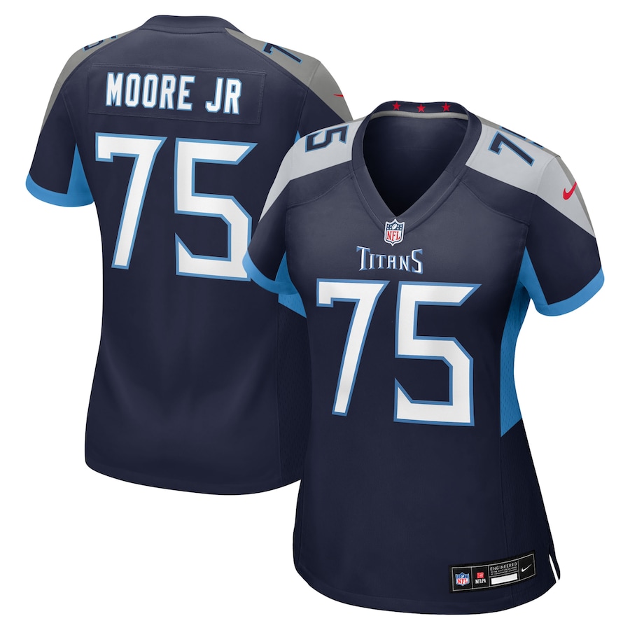 Women's Tennessee Titans Dan Moore Jr. Nike Navy Alternate Game Jersey - ujerseystore