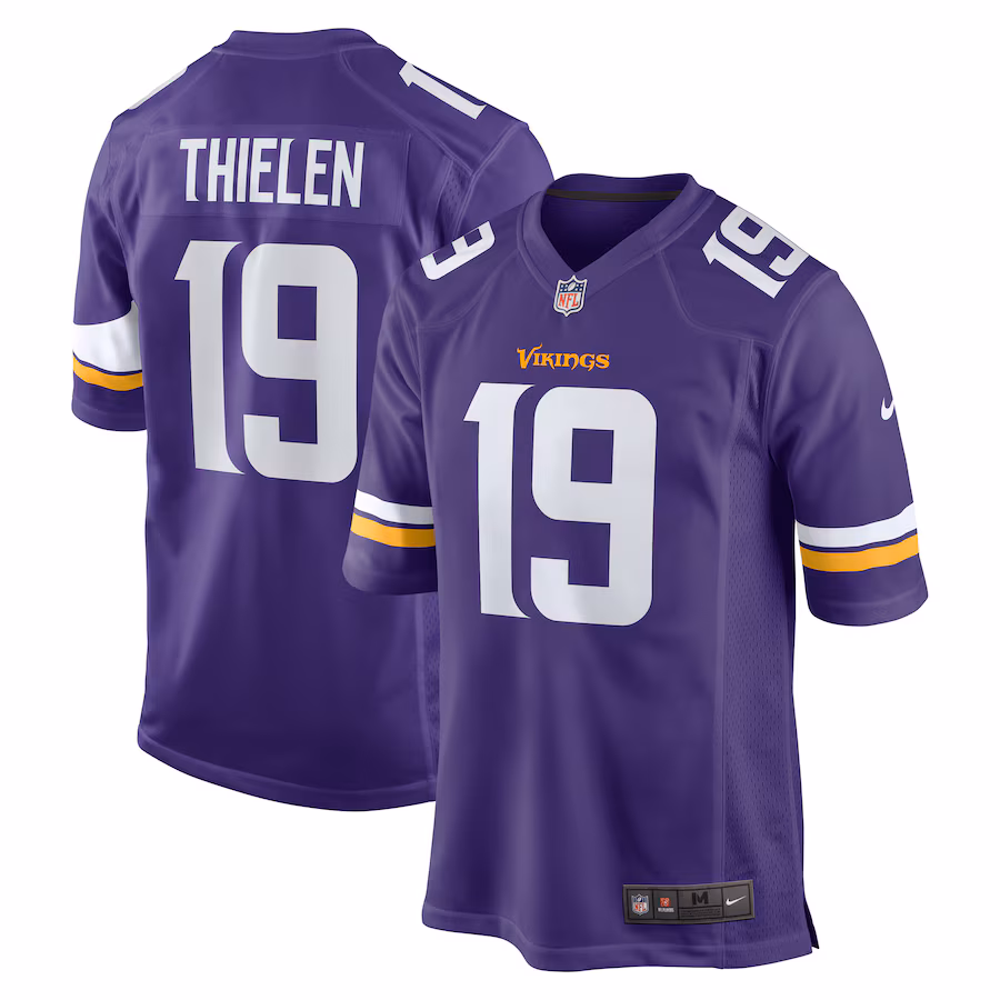Men's Minnesota Vikings Adam Thielen Nike Purple Game Jersey - ujerseystore