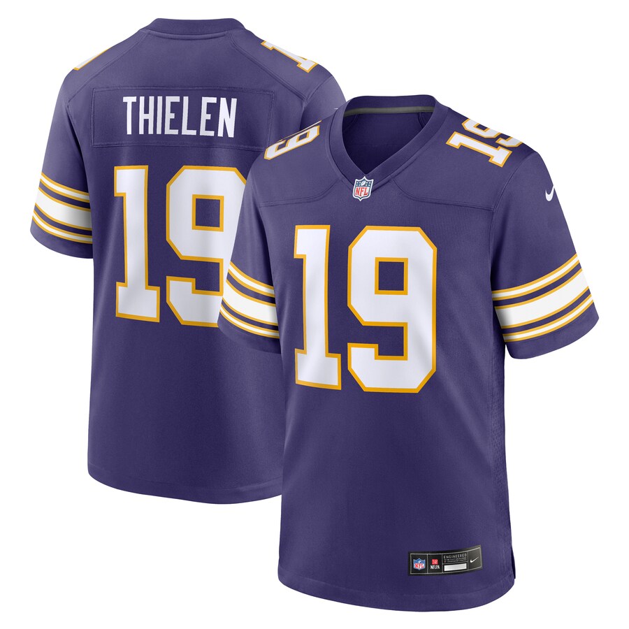 Men's Minnesota Vikings Adam Thielen Nike Purple Alternate Game Player Jersey - ujerseystore