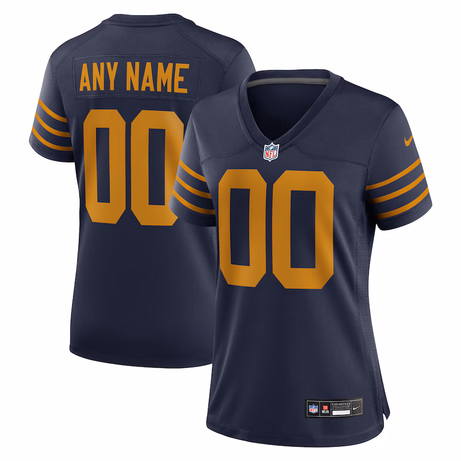 Women's Green Bay Packers Nike Navy The 1923 Classic Game Custom Jersey - ujerseystore