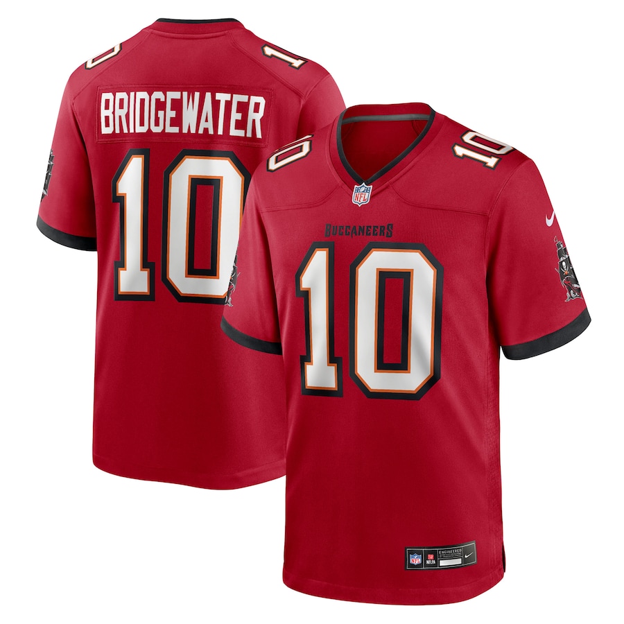 Men's Tampa Bay Buccaneers Teddy Bridgewater Nike Red Team Game Jersey - ujerseystore