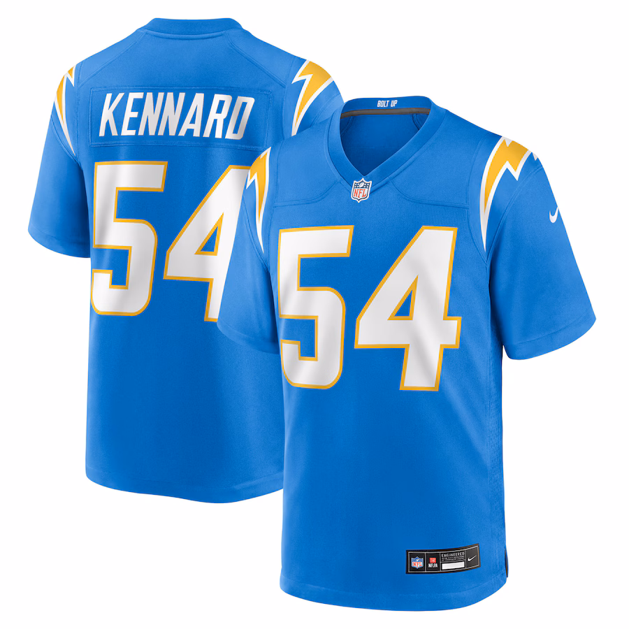 Men's Los Angeles Chargers Kyle Kennard Nike Powder Blue Team Game Jersey - ujerseystore