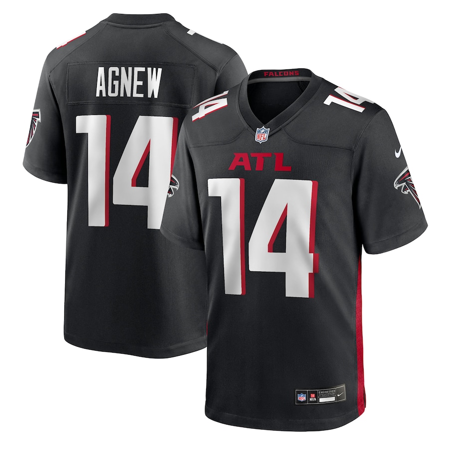 Men's Atlanta Falcons Jamal Agnew Nike Black Team Game Jersey - ujerseystore