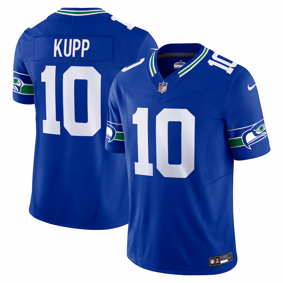 Men's Seattle Seahawks Cooper Kupp Nike Royal Alternate Vapor F.U.S.E. Limited Jersey - ujerseystore