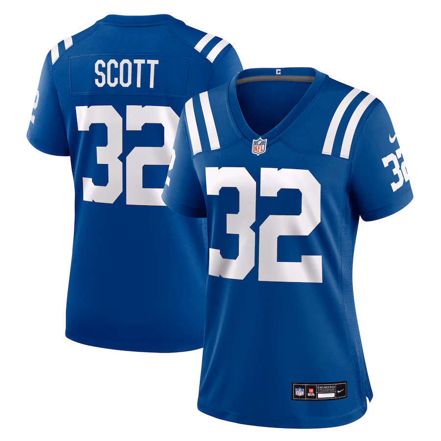 Women's Indianapolis Colts Daniel Scott Nike Royal Team Game Jersey - ujerseystore