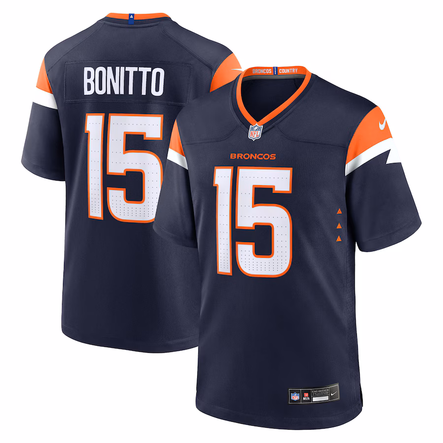 Men's Denver Broncos Nik Bonitto Nike Navy Alternate Game Jersey - ujerseystore