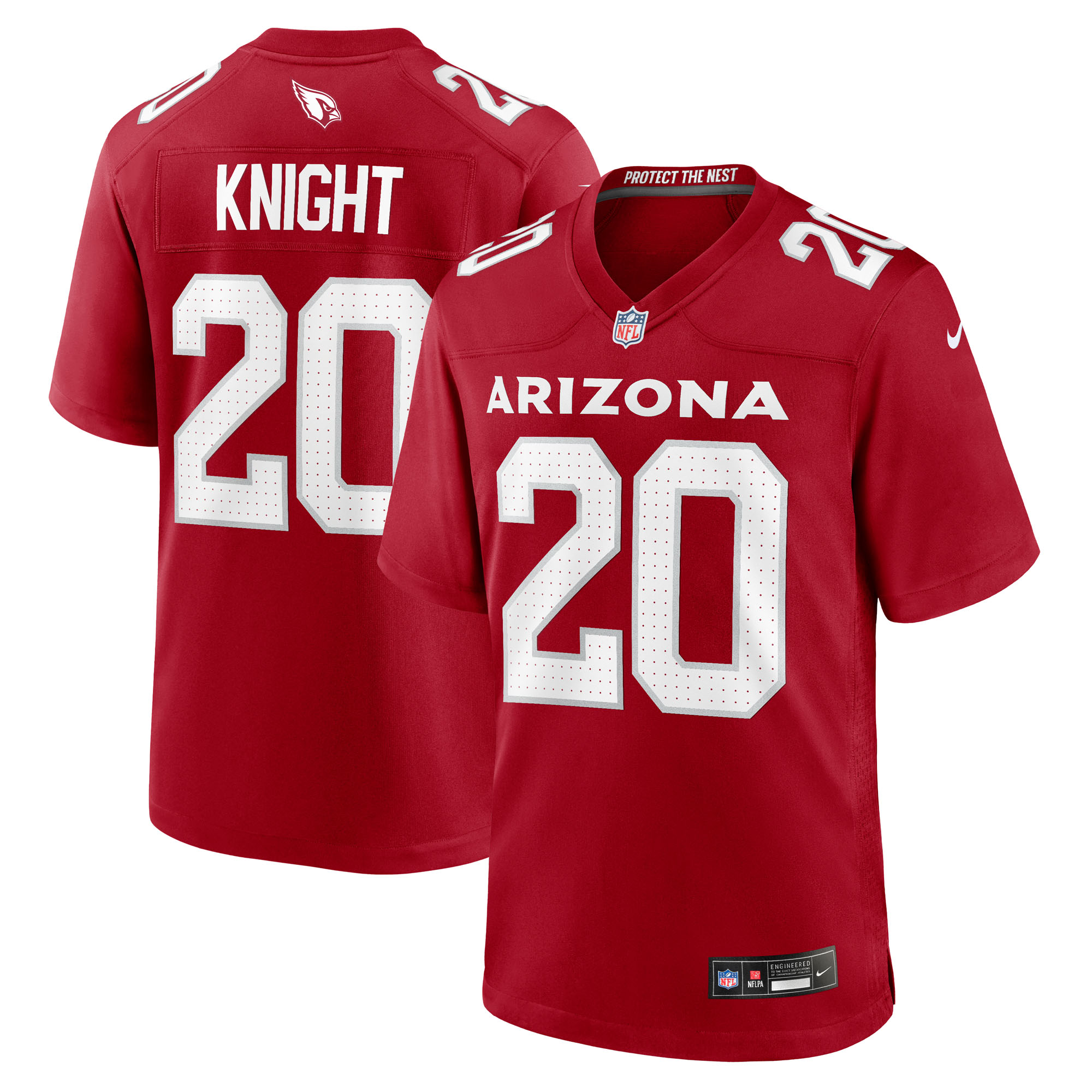 Men's Arizona Cardinals Zonovan Knight Nike Cardinal Team Game Jersey - ujerseystore